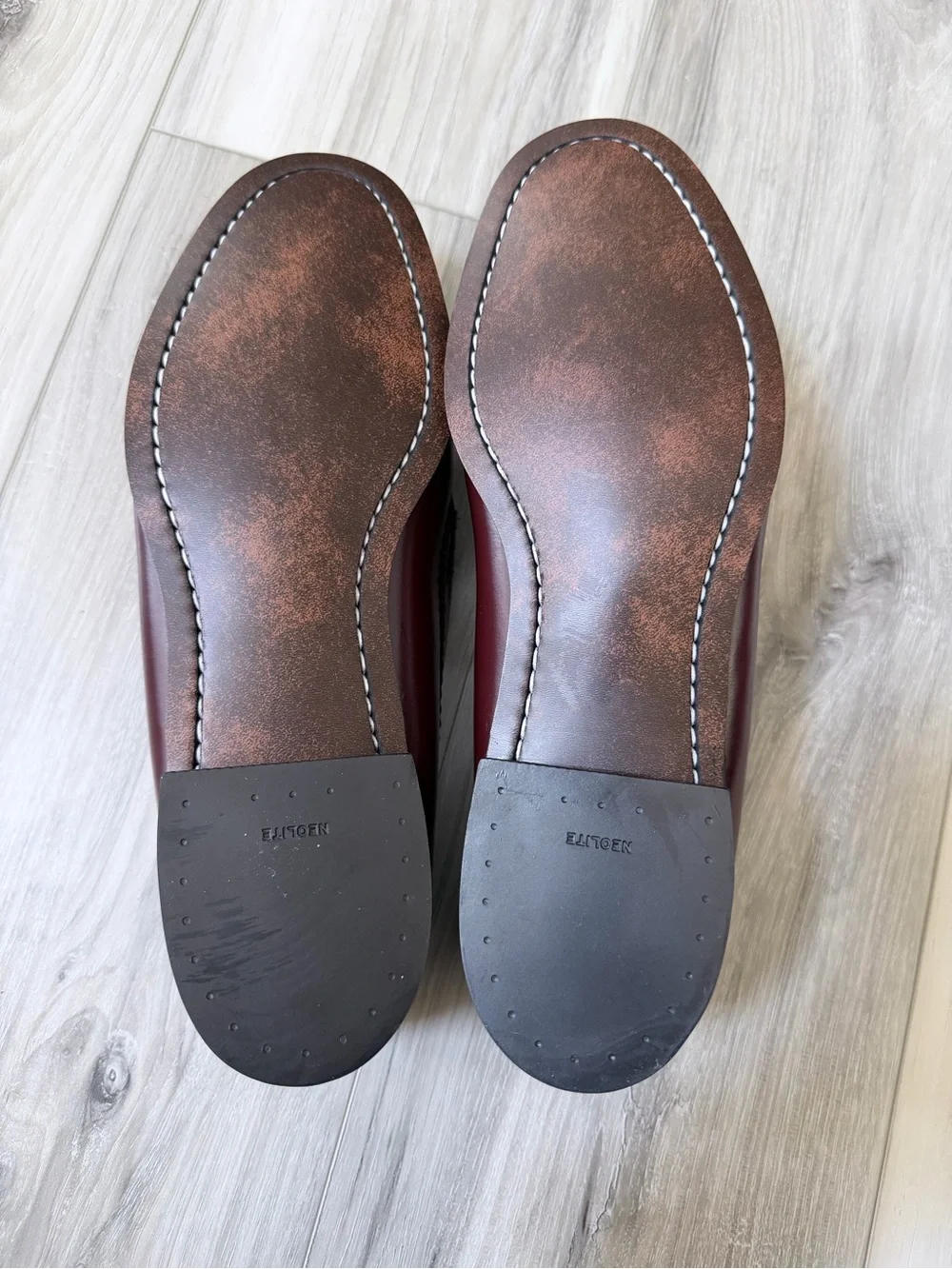 G.H. Bass & Co. Made USA Burgundy Leather Tassel Loafers Men’s 9.5D NWOB